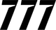 DCOR - 45-29-7 - Slash Number Plate - #7 - Black - 6"