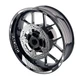 White GP07 Racing 17" Rim Wheel Sticker For Yamaha MT10 18 19 20 21