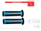 BARRACUDA Blue Race Knobs 120mm + Tiragas for Honda XR 250 SM Dall'Ara