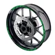 For Yamaha FJ09 MT-09 Tracer 18-24 Wheel Edge Rim Stickers 17 inch S01B Green