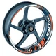 Racing BP 17 inch Rim Wheel Stickers Decals For Kawasaki Ninja 650R 06-21 20 19