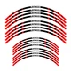 21" 18" A01B Stripe Dirt Bike Wheel Rim Stickers For Yamaha XT 250 08-23 22 21