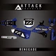 Attack Graphc 2069810014-d13355-14 Cstm Rnegd Cmplt Bike Restyle Graphc Kit