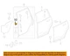 HONDA OEM 16-23 Accord Rear Door Door Components-Door W'strip Clip 90565TZ5003