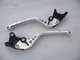 Yamaha YZF750R (93-98), CNC levers long silver/black adjusters, F14/C777