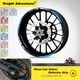 For 2021 Honda CBR1000RR-R Fireblade SP Motorcycles 17" Rim Wheel Decal Sticker