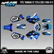 Graphics Kit for Yamaha YZ250 YZ125 YZ 250 (1996-2001) Vintage - BLUE-SHIFT