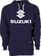 FACTORY EFFEX 26-88402 Suzuki Vertical Pullover Hoodie Navy Medium