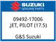 Suzuki OEM Part 09492-17006 JET, PILOT (17.5)