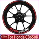 New 17" Front /Rear wheel decals Rim stickers Set For Honda CB650R Accessories
