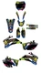 Fits Yamaha YZF250-450 2006 to 2009 yzf450 yz250f graphic kit stickers YZF