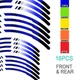 21" 18" A01B Stripe Dirt Bike Wheel Rim Stickers For BETA 430 RR-S 17-23 22 21
