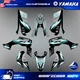 Yamaha YFZ 450R 450X Graphics kit 2014 2016 2018 to 2025 decals stickers ATV UTV