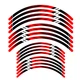 D01B Red 21" 19 inch Wheel Rim Tape Decal Sticker For Yamaha Dirt Bike