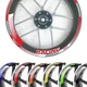 GP07 17 inch Wheel Rim Sticker Racing Star For Yamaha FZ09 MT-09 18-20 18 19 20