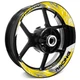 For Kawasaki Ninja 650R 06-24 23 22 Wheel Inner Rim Stickers 17 inch S02W Yellow