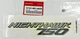 87123-MW3-A40ZB OEM Honda Motorcycle 96 Cb750 A, Ac Side Cover Mark Decal Type 8