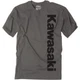 Factory Effex Kawasaki Vertical Tee, Charcoal