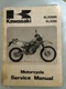 1993 Kawasaki KLX250R KLX250 OEM Service Manual 99924-1165-01