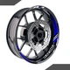 Blue 17 inch Wheel Sticker Decal AX2 For Yamaha FZ09 MT-09 18-21 20 19