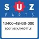 13400-48H30-000 Suzuki Body assy,throttle 1340048H30000, New Genuine OEM Part