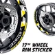 SP13 17'' Rim Wheel Stickers Decal For Suzuki GSXR1000 01-20 19 18 17 16 15 14
