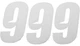Dcor Slash Plate Number #9 6"H White 3-Pack