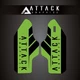 Attack Graphics Renegade Lower Fork Guard Decal KX Green KX450 2019-23