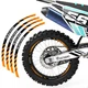 21" 18" A01B Stripe Dirt Bike Wheel Rim Stickers For BETA 400 RS 2011, 2013-2014