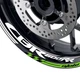 Green AA01 17 inch Rim Decal Wheel Sticker For Honda CBR600RR 03-23 22 21 20 19