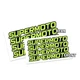 Removable 17'' Supermoto Rim Wheel Sticker For HONDA XR 250SM 2003-2005
