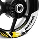 For Yamaha MT10 18-24 23 22 21 20 Wheel Inner Rim Stickers 17 inch S05W Yellow