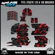 Graphics Kit for STACYC 12 EDRIVE and 16 EDRIVE BRUSHED Twitch-red