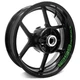 For Ducati 1299 PANIGALE 15-19 18 17 Racing Rim Wheel Stickers 17 inch Green