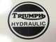 60-4156 Triumph disc brake Hydraulic decal T140 TR7 T150 T160 for caliper cover