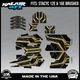Graphics Kit for STACYC 12 EDRIVE and 16 EDRIVE BRUSHED Electron - Gold