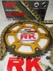 2014-2017 Yamaha FZ-09 RK ZXW Gold 530 SuperSprox -1/+1t Chain and Sprockets Kit