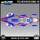 Graphics Kit for Beta RR50 (2006-2010) Orange-crew Series - BLUE