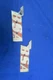 2 BSA A65 Gas Tank Badges, 1971-1972, # 60-2568 Lightning, Firebird, Thunderbolt