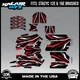 Graphics Kit for STACYC 12 EDRIVE and 16 EDRIVE BRUSHED Prime-red