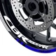 For Honda CBR1000RR 17 18 19 20 21 22 17 inch Blue Rim Decal Wheel Stickers AA02
