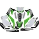 Dcor COR 9 Kawasaki Complete Graphics Kit - White Motorcycle Dirt Bike 20-20-462
