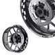 White 17'' Rim Wheel Sticker Decal For Suzuki Bandit GSF 1250 2007-2018