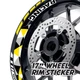 SP13 17'' Rim Wheel Stickers Decal Kit For Kawasaki Ninja 650R 06-21 20 19 18 17