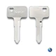 KW14 Key Blanks for Cagiva, Ducati, Kawasaki, MV Agusta, and others (1 Key)