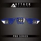 Attack Graphics Pro Series Number Plate Backgrounds For Yamaha YZ85 2015