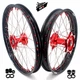 KKE 21/18 Cast Wheels Rims for Honda CRF450L CRF450X 2019-2026 CRF450RL Red Nuts