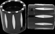Avon Grips 1 Inaxle Nut Covers Rival 1" Axl-Riv-Ano New