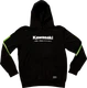 D'COR VISUALS Kawasaki Race Sweatshirt - Black - Large 85-206-3