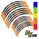 Line Dirt Bike Rim Wraps Sticker For Honda XR 400R 96-04 99 00 01 02 03